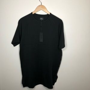 Black Killion Side Zip Shirt